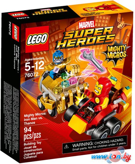 Конструктор LEGO Marvel Super Heroes 76072 Железный человек против Таноса в Бресте