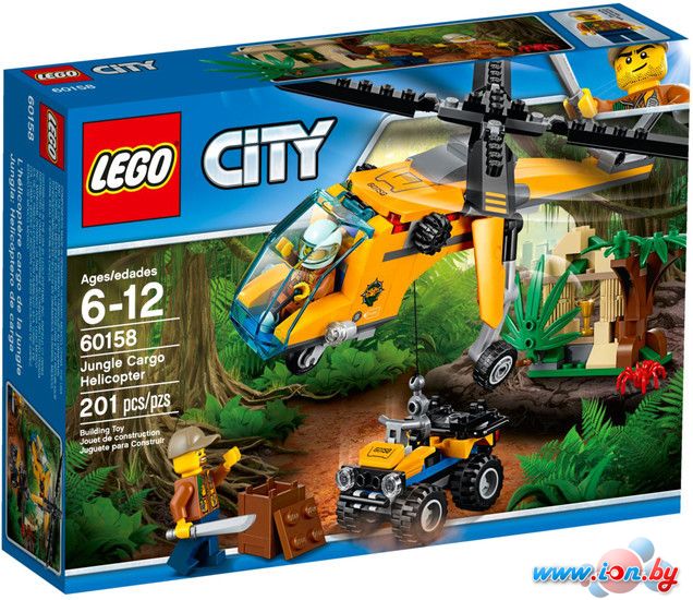 Конструктор LEGO City 60158 Грузовой вертолёт исследователей джунглей в Витебске