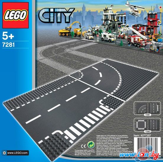 Конструктор LEGO 7281 T-Junction and Curve в Могилёве