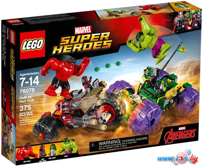 Конструктор LEGO Marvel Super Heroes 76078 Халк против красного Халка в Могилёве