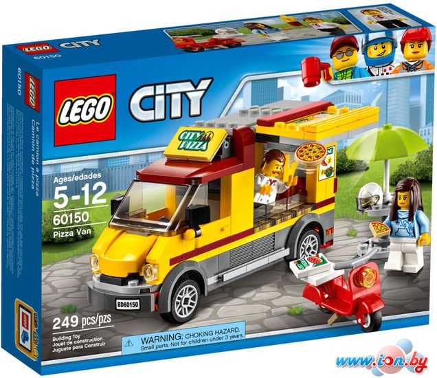 Конструктор LEGO City 60150 Фургон-пиццерия в Гомеле