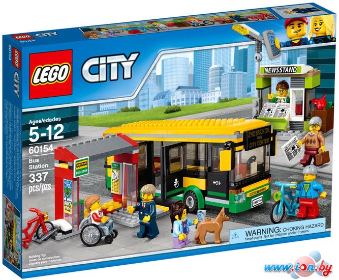 Конструктор LEGO City 60154 Автобусная остановка в Бресте