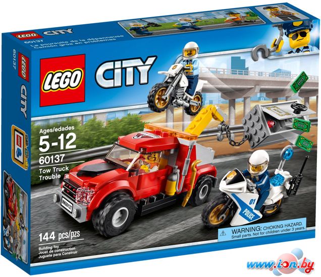 Конструктор LEGO City 60137 Побег на буксировщике в Витебске