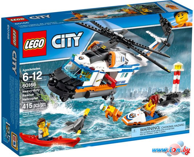 Конструктор LEGO City 60166 Сверхмощный спасательный вертолёт в Могилёве