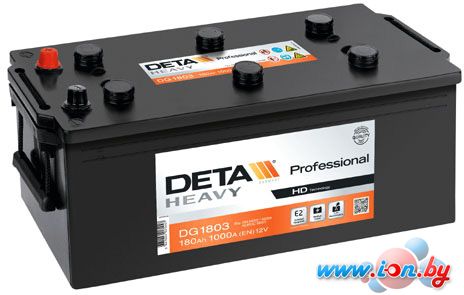 Автомобильный аккумулятор DETA Professional DG1803 (180 А·ч) в Бресте