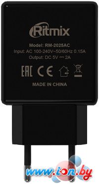 Зарядное устройство Ritmix RM-2025AC (черный) в Бресте