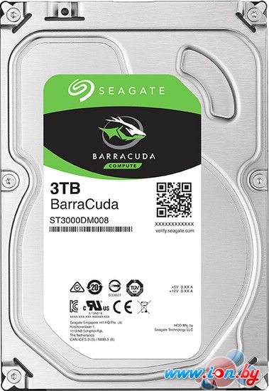 Жесткий диск Seagate Barracuda 3TB [ST3000LM024] в Бресте
