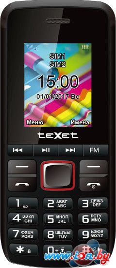 Мобильный телефон TeXet TM-203 (черный-красный) в Бресте