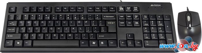 Мышь + клавиатура A4Tech KRS-8372 PS/2 Black в Гомеле