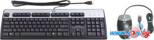 Мышь + клавиатура HP USB Keyboard and Optical Mouse Kit Russian (638214-B21) в Гродно