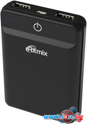 Портативное зарядное устройство Ritmix RPB-10003L (черный) в Могилёве