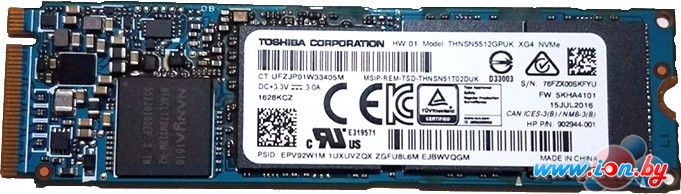 SSD Toshiba XG4 256GB [THNSN5256GPUK] в Бресте