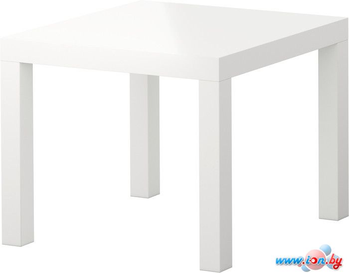 Журнальный столик Ikea Лакк (глянцевый белый) [601.937.36] в Гродно