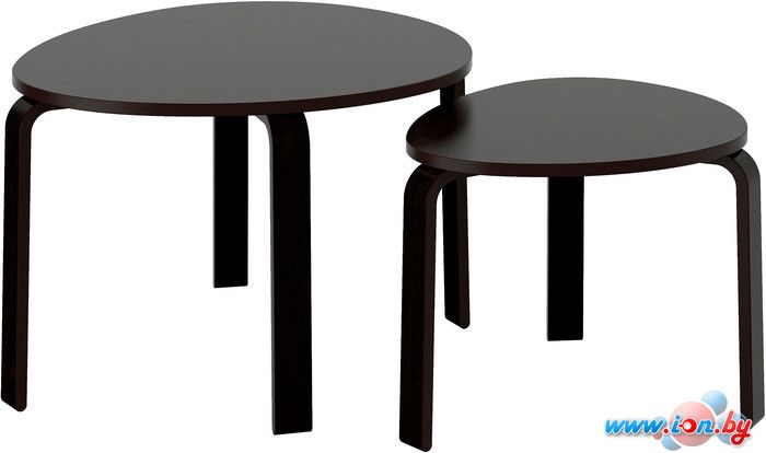 Журнальный столик Ikea Свальста (морилка черно-коричневая) [602.806.77] в Гомеле