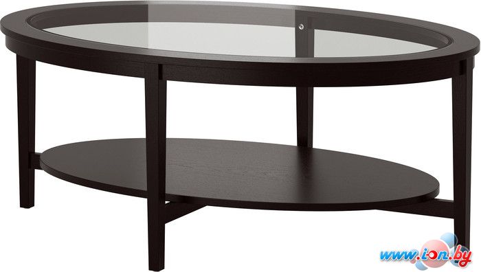 Журнальный столик Ikea Малмста (черный/коричневый) [602.611.84] в Гродно
