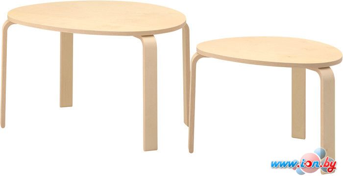 Журнальный столик Ikea Свальста (березовый шпон) [802.806.76] в Бресте