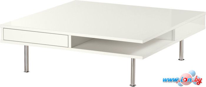 Журнальный столик Ikea Тофтерид (глянцевый белый) [901.974.84] в Гродно