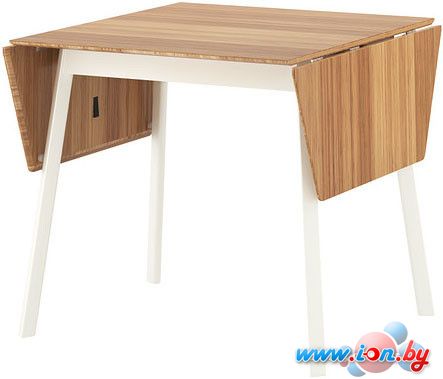Обеденный стол Ikea ПС 2012 (бамбук/белый) [603.589.06] в Гомеле