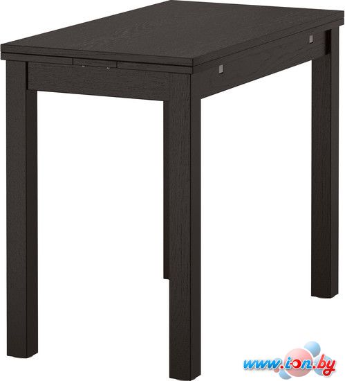 Обеденный стол Ikea Бьюрста коричнево-чёрный (701.168.46) в Гродно