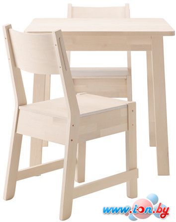 Комплект столовой мебели Ikea Норрокер (белая береза) [191.172.98] в Гродно