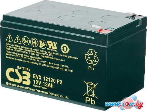 Аккумулятор для ИБП CSB EVX12120 F2 (12В/12 А·ч) в Бресте