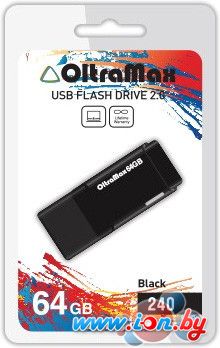 USB Flash Oltramax 240 64GB (черный) [OM-64GB-240-Black] в Могилёве