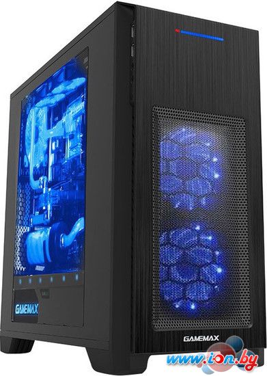 Корпус GameMax H603 (голубой LED) в Бресте