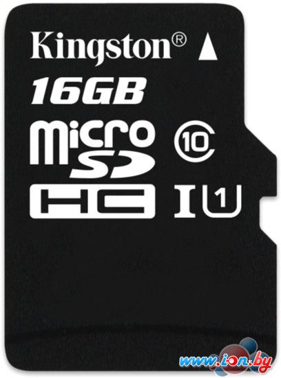 Карта памяти Kingston microSDHC (Class 10) U1 16GB [SDCIT/16GBSP] в Витебске