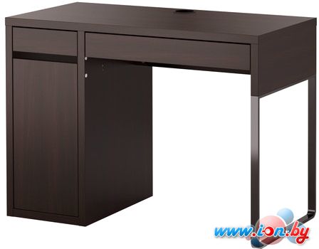 Письменный стол Ikea Микке (черный/коричневый) [203.739.18] в Гомеле