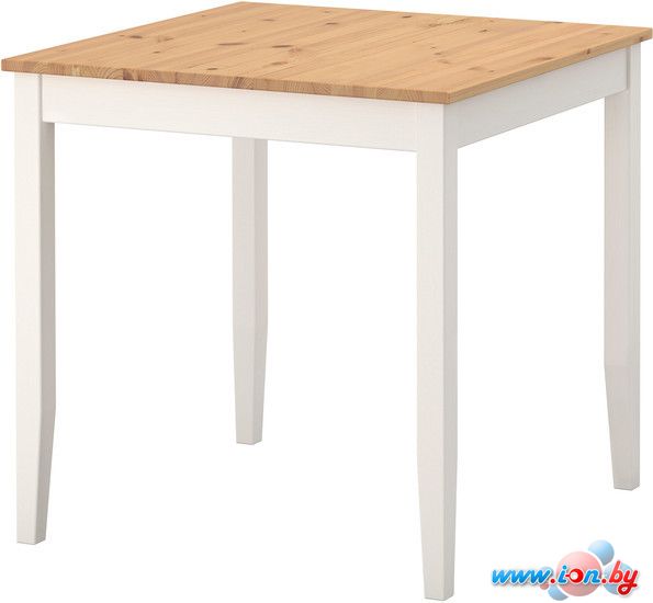 Обеденный стол Ikea Лерхамн (морилка антик/белая) [403.612.26] в Гомеле