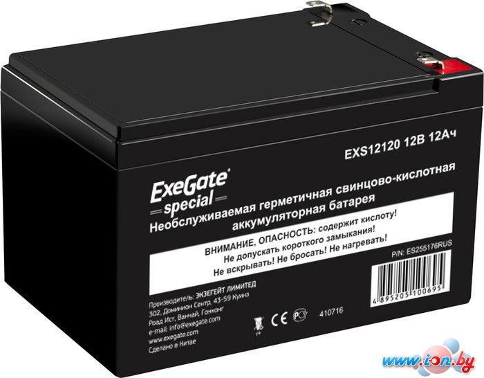 Аккумулятор для ИБП ExeGate Special EXS12120 (12В/12 А·ч) [ES255176RUS] в Витебске