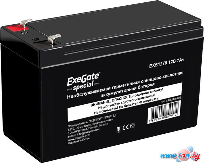 Аккумулятор для ИБП ExeGate Special EXS1270 (12В/7 А·ч) [ES252436RUS] в Минске