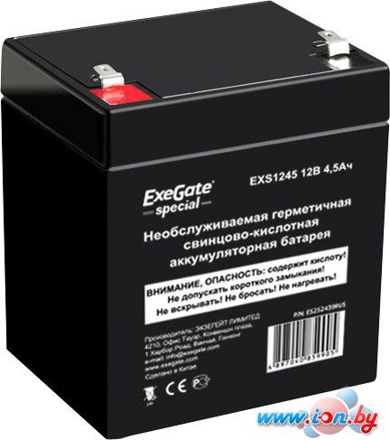 Аккумулятор для ИБП ExeGate Special EXS1245 (12В/4.5 А·ч) [ES252439RUS] в Гомеле