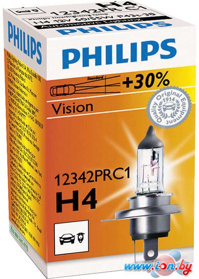 Галогенная лампа Philips H4 Premium 1шт [12342PRC1] в Бресте