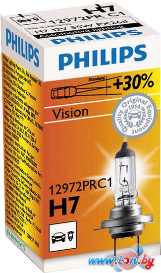 Галогенная лампа Philips H7 Vision 1шт [12972PRC1] в Минске