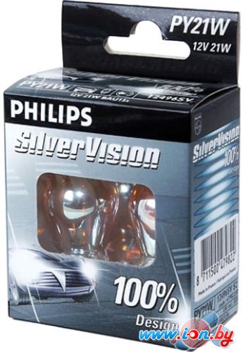 Галогенная лампа Philips P21W SilverVision 2шт [12496SVS2] в Гродно