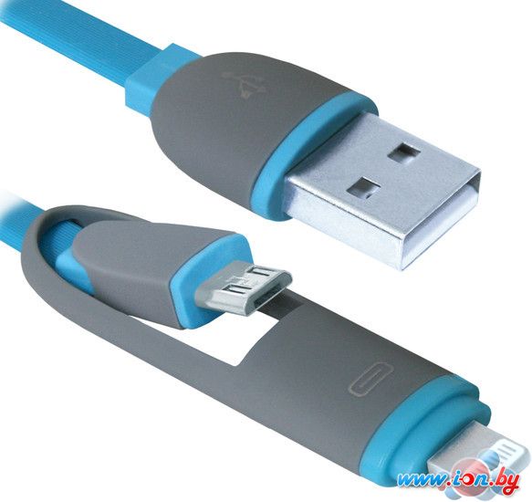 Кабель Defender USB10-03BP (синий) [87487] в Могилёве