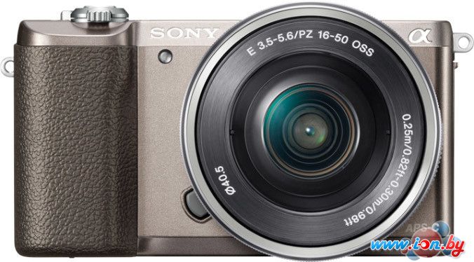 Фотоаппарат Sony Alpha a5100 Kit 16-50mm (коричневый) [ILCE-5100LT] в Витебске