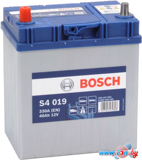 Автомобильный аккумулятор Bosch S4 019 540 127 033 (40 А/ч) JIS в Бресте