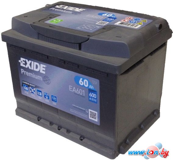 Автомобильный аккумулятор Exide Premium EA601 (60 А·ч) в Бресте