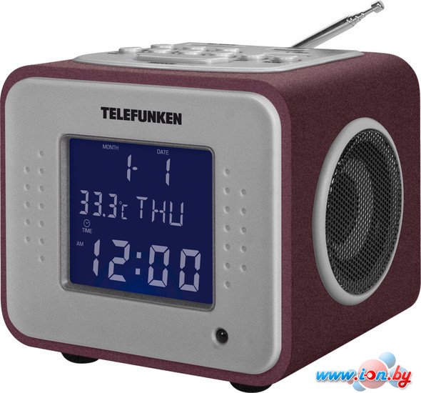 Радиочасы TELEFUNKEN TF-1575U (бордо) в Гомеле