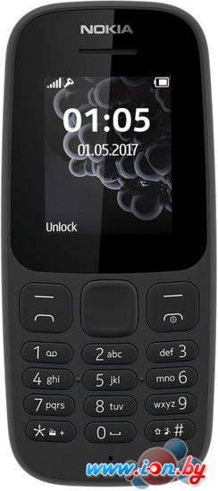 Мобильный телефон Nokia 105 Dual SIM (2017) (черный) в Витебске