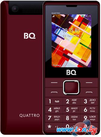 Мобильный телефон BQ-Mobile Quattro (красный) [BQ-2412] в Витебске