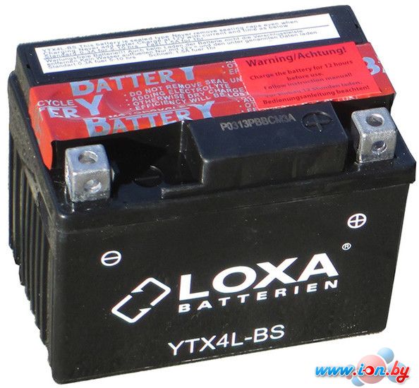 Мотоциклетный аккумулятор Loxa YTX4L-BS (3 А·ч) в Витебске
