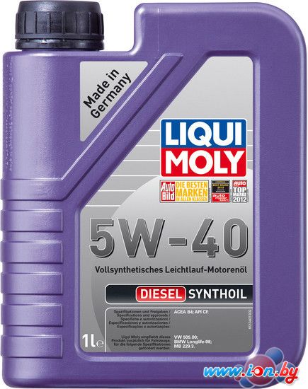 Моторное масло Liqui Moly Diesel Synthoil 5W-40 1л в Могилёве