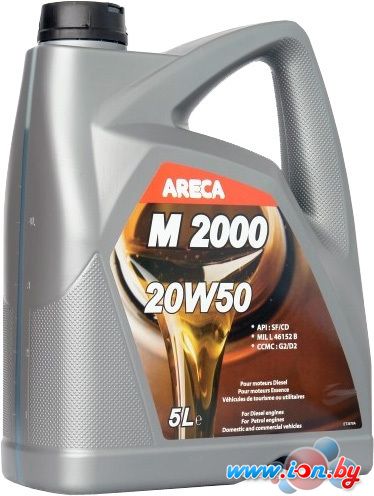 Моторное масло Areca M2000 20W-50 5л в Могилёве