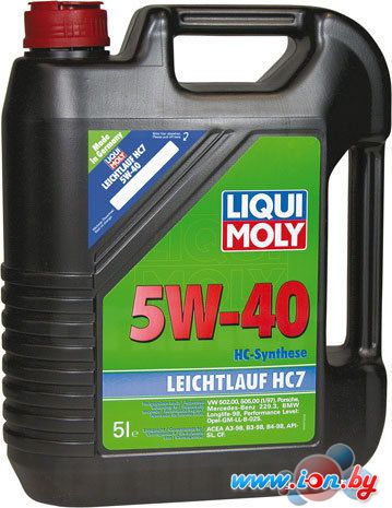 Моторное масло Liqui Moly Leichtlauf HC7 5W-40 5л в Бресте