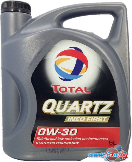 Моторное масло Total Quartz Ineo First 0W-30 5л в Бресте