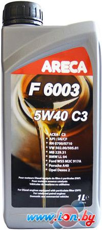Моторное масло Areca F6003 5W-40 C3 1л [11161] в Бресте