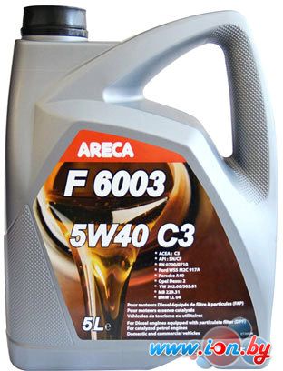 Моторное масло Areca F6003 5W-40 C3 5л [11162] в Бресте